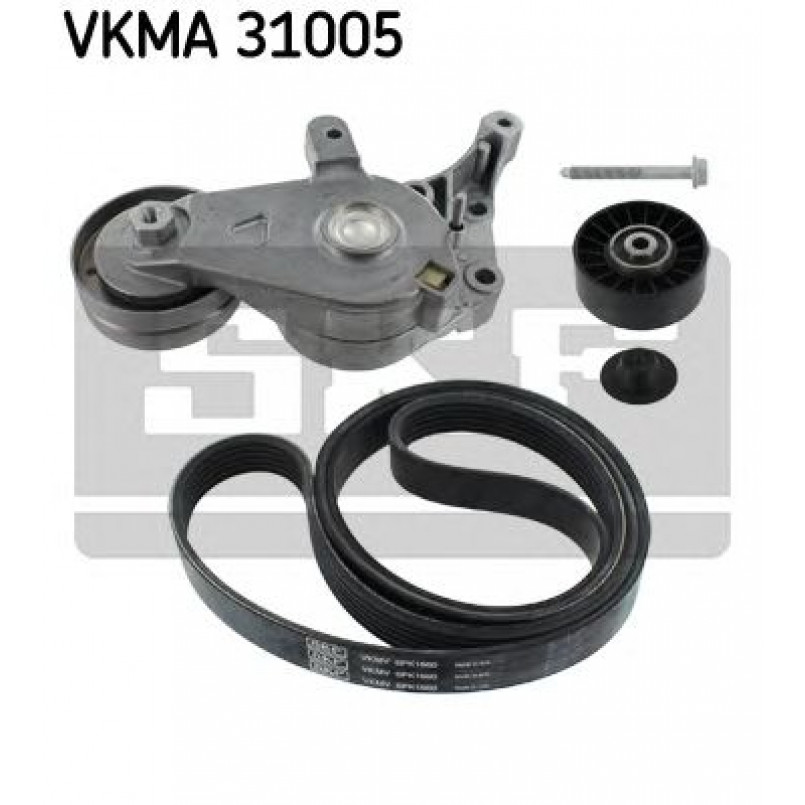VKMA 31005 SKF Комплект доріжкового ремня (ролик, ремінь)